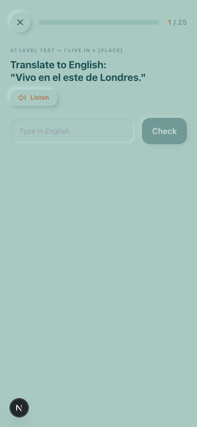 Acto 7 — Test de comprensión